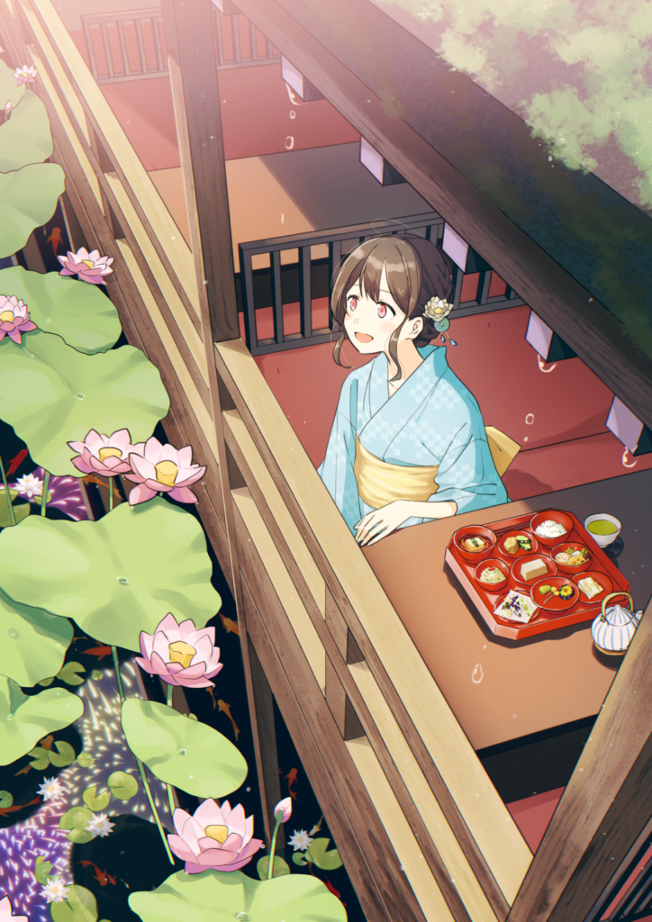 夏夜に咲く花
